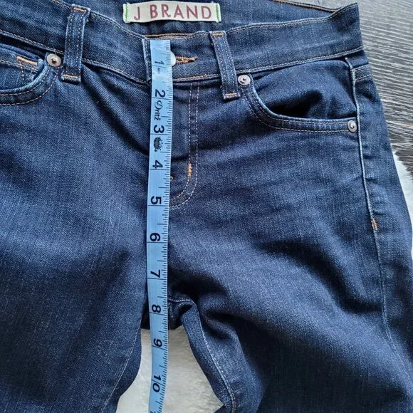J Brand Skinny Leg Mid Rise Jeans in Pure Wash Size 24 - Picture 8 of 11